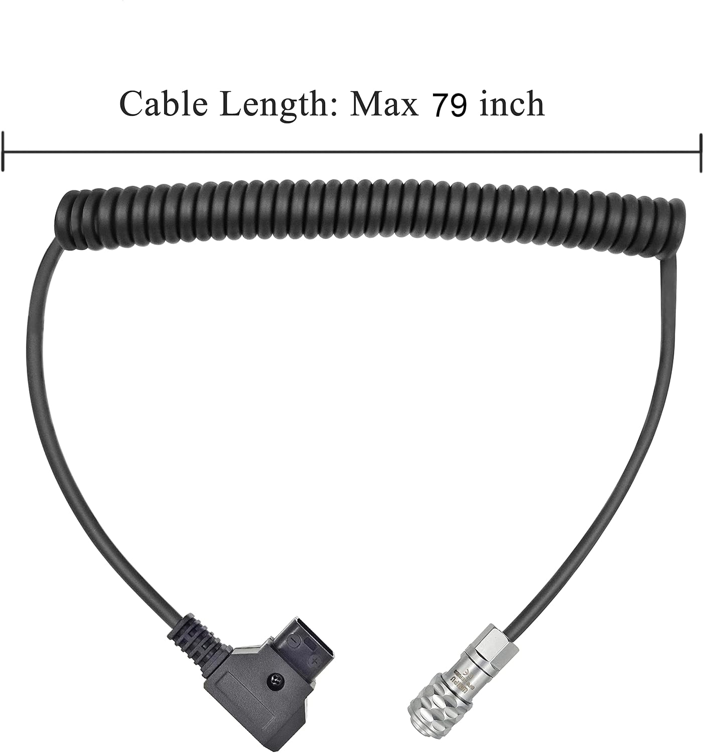 BMPCC 4K 6KPro to D-Tap Power Cable Compatible with Blackmagic Pocket Cinema Camera Gold V Mount Battery Weipu 2 Pin SF6 Female to P Tap, 80"