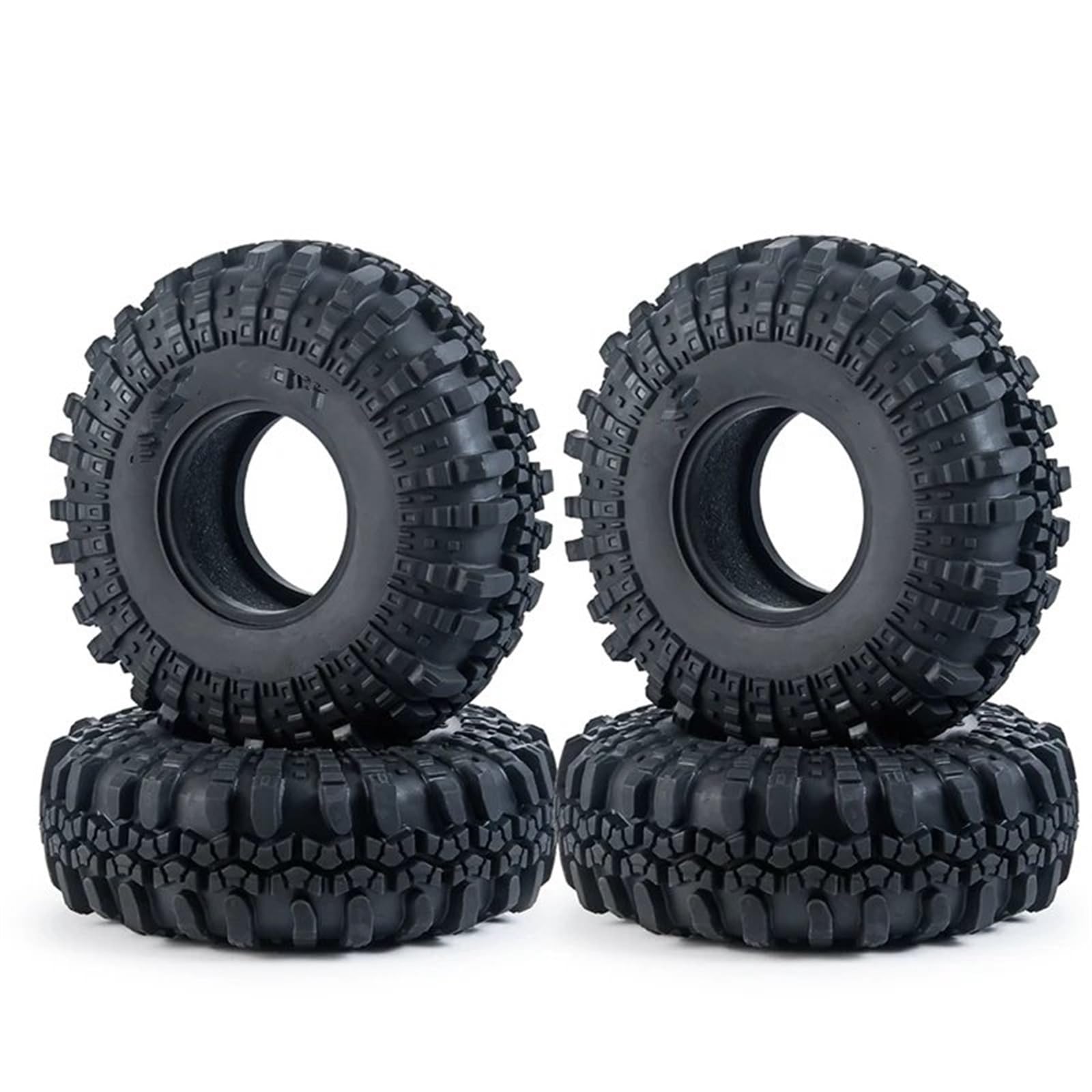 Compatibile Con Assiale Per Wraith SCX10 Per Capra Per Traxxas TRX4 TRX6 D90 4 Pezzi 137MM 2.2 Pneumatici In Gomma Per 1/10 RC Crawler Car RC Ruote Gomma