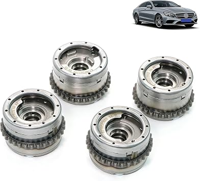 4Pcs Intake & Exhaust Left & Right Camshaft Adjusters 2760503900 2760503800 2760503700 2760503600 Fit for Mercedes W222 W166 M276 C43 AMG CLS400 E350 E400 Engine Aftermarket Parts