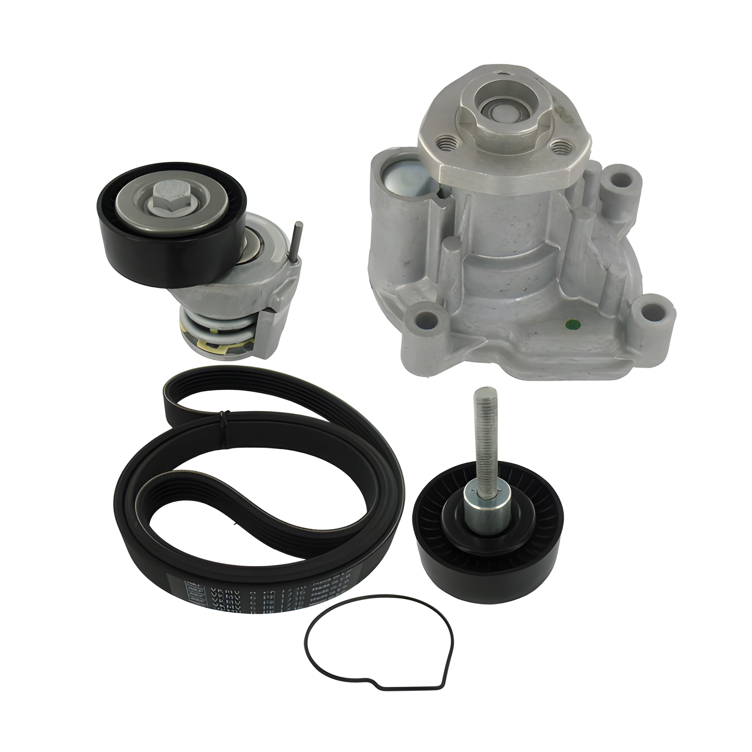 SKF Wasserpumpe und Keilrippenriemensatz mit Dichtungen VKMC 31047-2 Höhe 171 mm Länge 271 mm Breite 142 mm - OE-Qualität