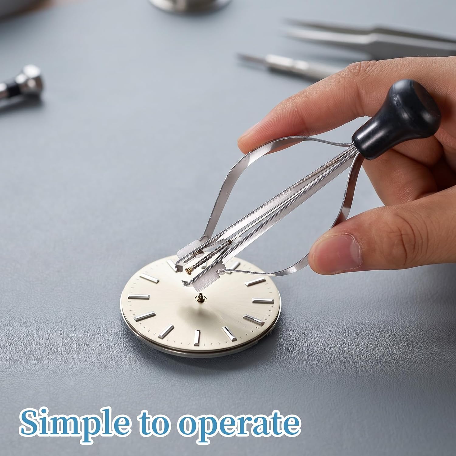 Mikovivi 6pcs Watch Hand Press Setting Remover Removal Repair Tool Kit