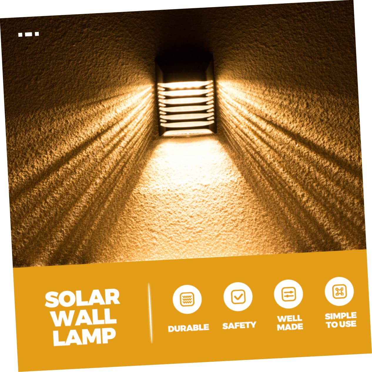 2szt Solarna lampa ścienna Zewnętrzne lampy ścienne Solarne lampy zewnętrzne Zewnętrzne lampy ogrodowe Zewnętrzne lampy zasilane energią słoneczną Solarna lampa ścienna Ogrodowa lampa ścienna Plastiko