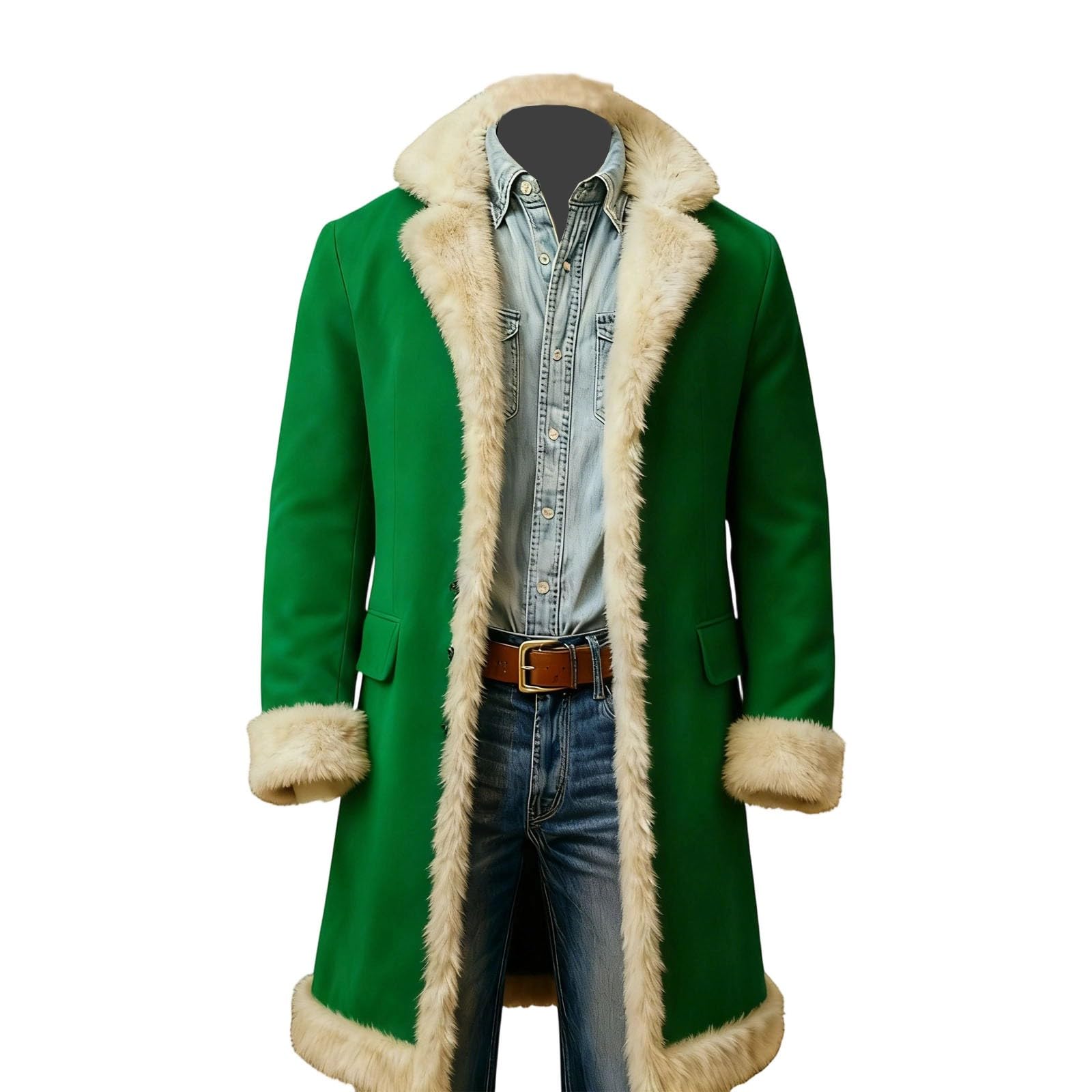 Generisch Abrigo de Navidad para hombre, chaqueta de Navidad con estampado 3D, divertido, diseño navideño, chaqueta de invierno, chaqueta con capucha con forro polar, abrigo de invierno cálido