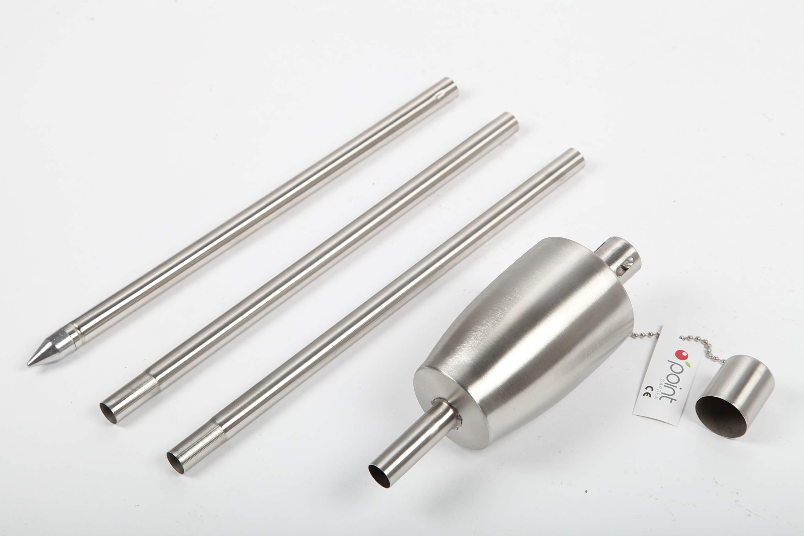16 x Gartenfackel, Fackel, Edelstahl