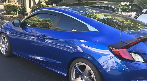 Miniatura 5 de Para Honda Civic Coupe 2Dr 2016-2021 - Viseras de ventana Deflector de protección contra lluvia V43