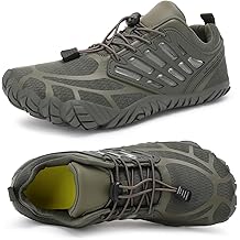 Barefoot Shoes Men Wide Toe Box Zero Drop Minimalist Shoes for Workout Cross-Trainer Walking Hiking Water Weightlifting Grounded Footwear