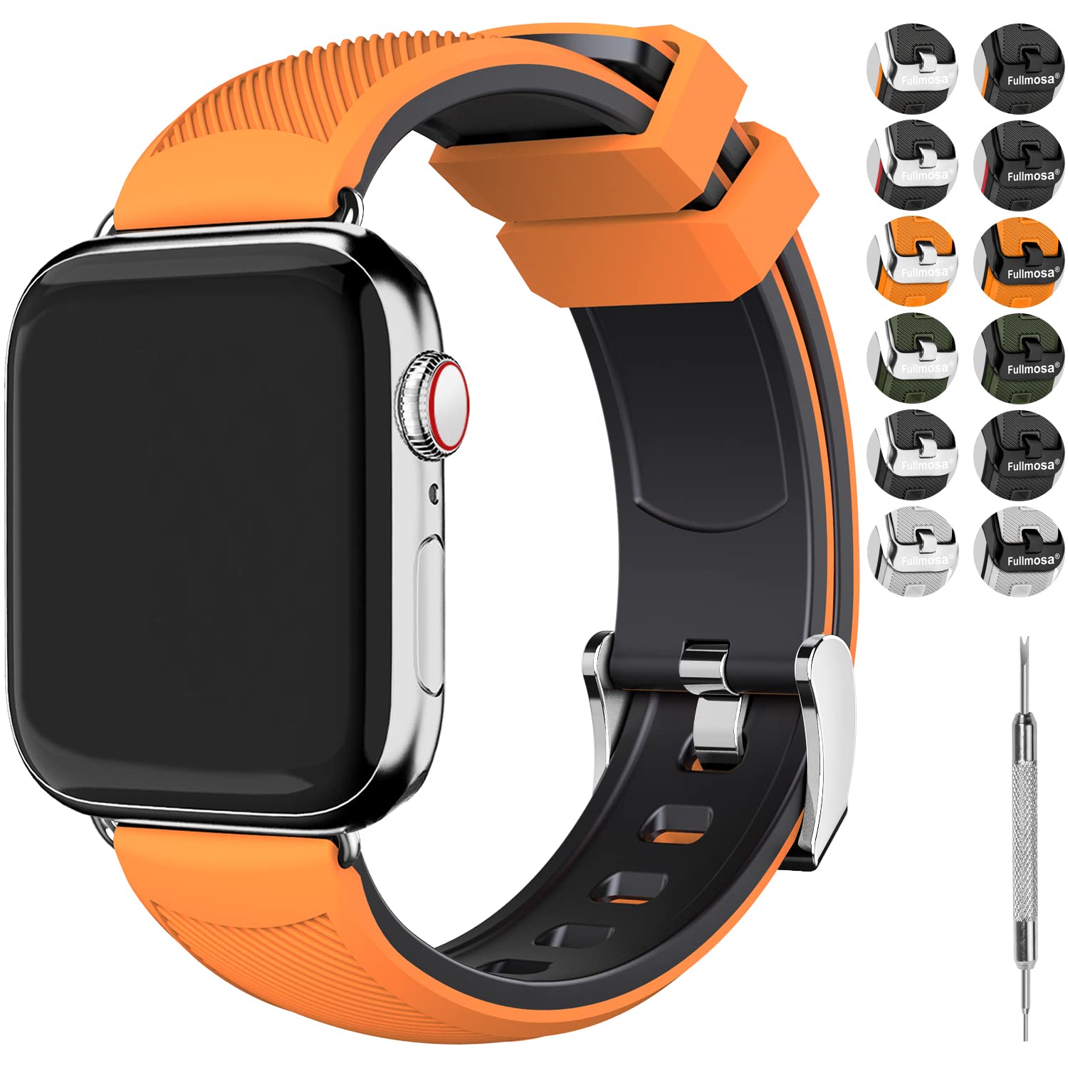 Amazon.co.jp: apple watch バンド 38mm 40mm 41mm シリコン製 
