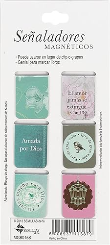 Miniatura 2 de Christian Art Gifts Juego de Marcapáginas Magnéticos con Versículo Bíblico Te Aprecio, Eres de Grand Valor y Yo Te Amo  Isaías 434 Marcador