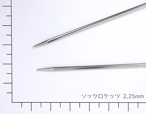 Miniatura 9 de addi - Aguja de tejer circular Turbo Rocket encaje Skacel exclusivo cordón azul 23.6in tamaño US 06 (0.157in)