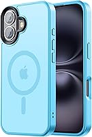 Vista 86 de Funda Magnética para iPhone Air Compatible con MagSafe Resistente a Caídas de 16 Pies Cubierta Trasera con Sensación de Piel Mate a Prueba de Golpes