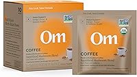 Vista 10 de OM MUSHROOM SUPERFOOD Coffee Latte Blend – Polvo funcional de hongos con melena de león, Cordyceps, Reishi y Chaga – Energía, Enfoque y Claridad
