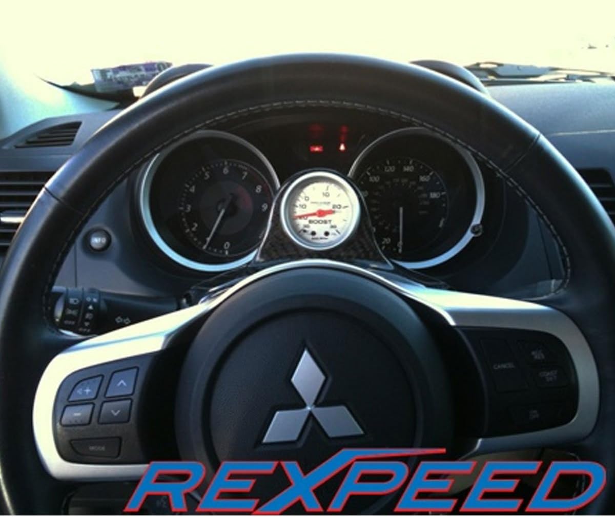 R149 Evo X Steering Wheel CF Pod Single