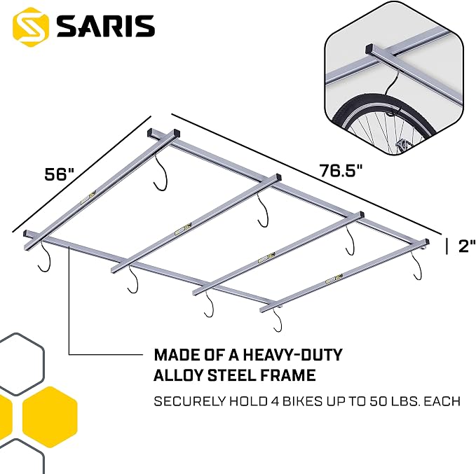 Saris Cycle Glide Soporte de Techo para Bicicletas miniatura 4