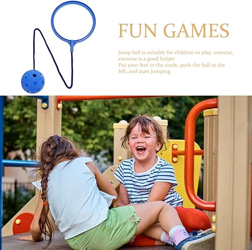 Miniatura 7 de BESPORTBLE Saltar bola de tobillo juguete plegable tobillo saltar bola deportes anillo de salto fitness cuerda deportes para niños adultos niños