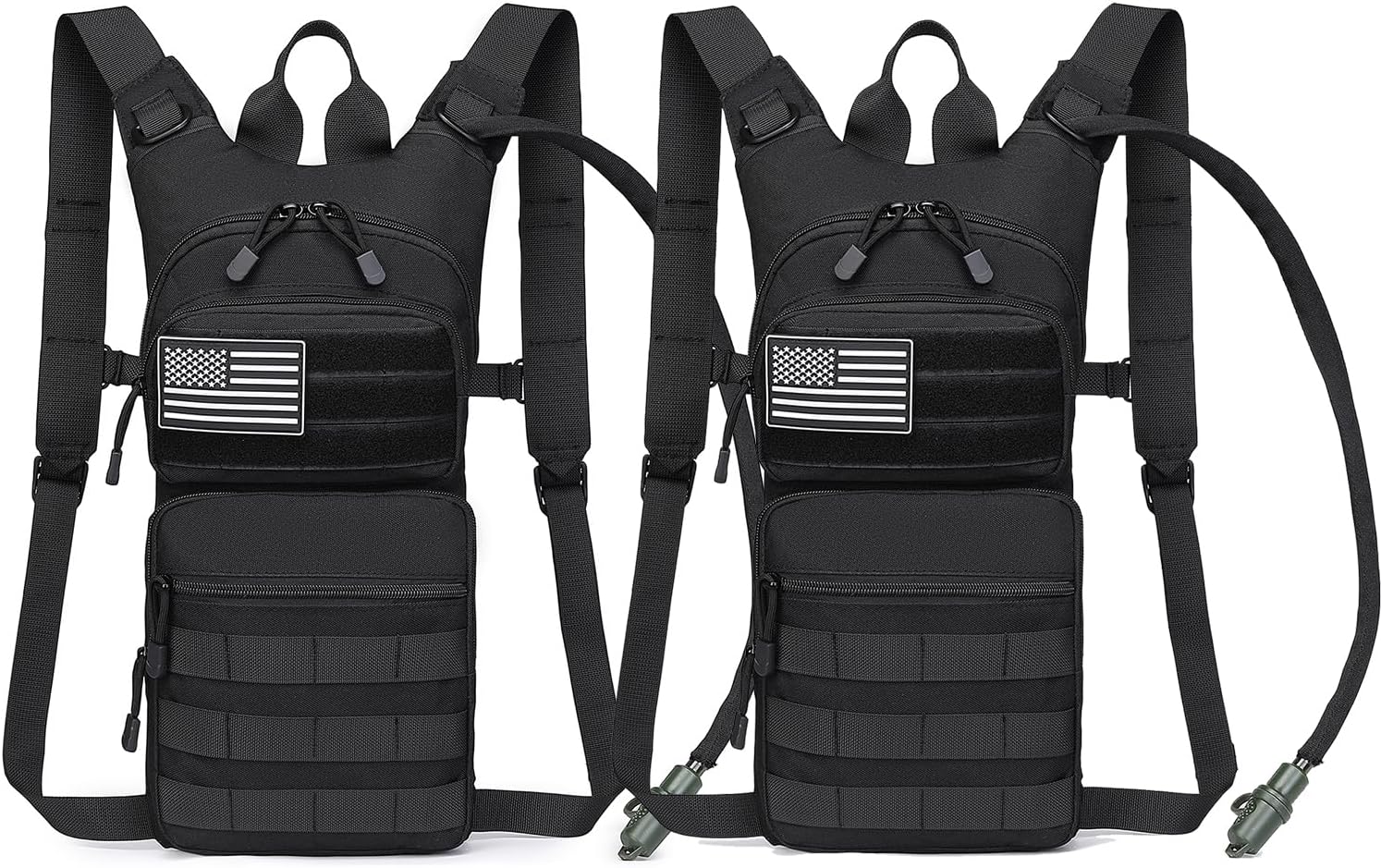 ATBP Insulated Water Hydration Pack Bag with 3L TPU Bladder Tactical Molle Hydration Backpack for Hiking Cycling Running