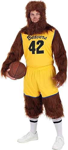 Miniatura 4 de FUN Costumes Disfraz de lobo adolescente para hombre Camiseta de lobo adolescente, disfraz de hombre lobo para hombres