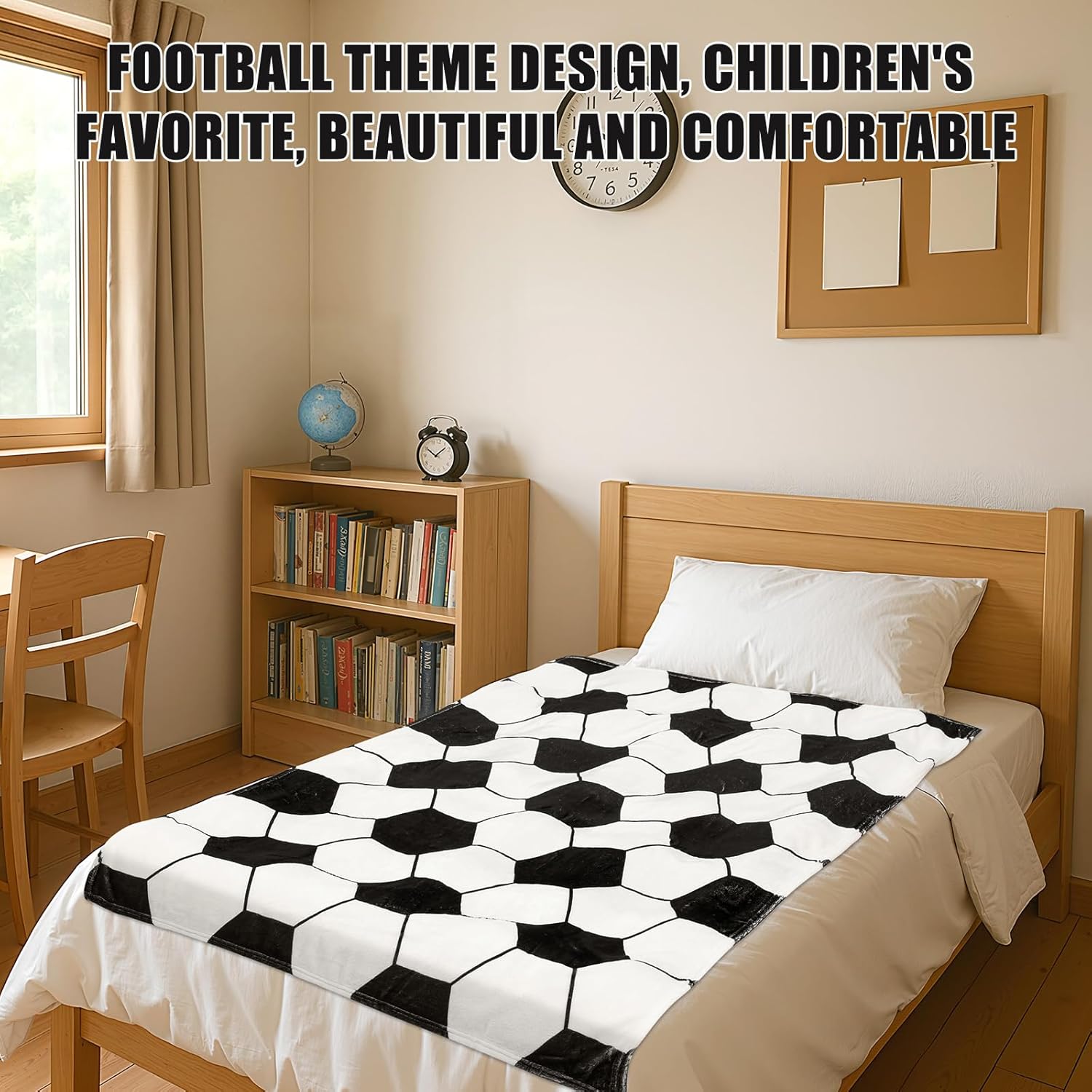 12 Pcs Soccer Blanket Gifts Bulk for Team Girls Boys Sport Throw Air Conditioner Blanket for Teens Sport Lovers Gifts Bedroom Living Room School Match Award Prize, 40x60 Inch