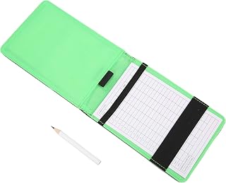 01 02 015 Golf Scorecard Clip, Portable Durable Black Lightweight Scorecard Holder, for Most Back Pocket