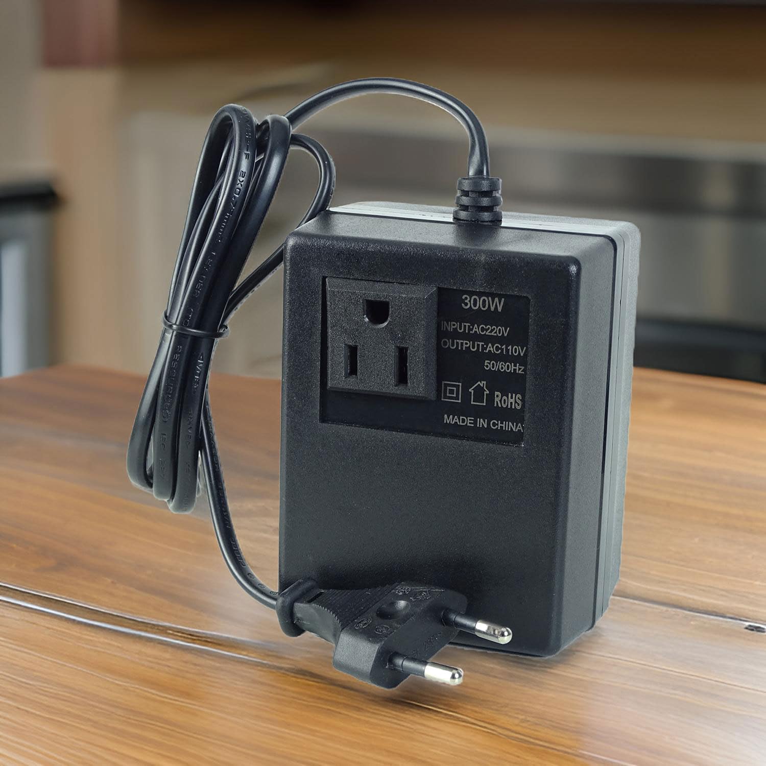 keepdrum USadp300 - Transformador de corriente alterna de 220 V a 110 V, transformador de 300 W