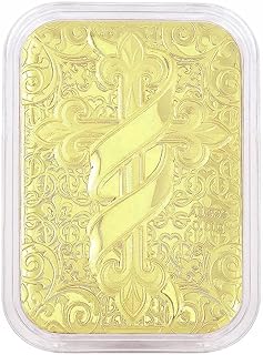 24K Solid Gold Emboss Sheet – Pure 24K Gold Bar Style Sheet - (10 mg