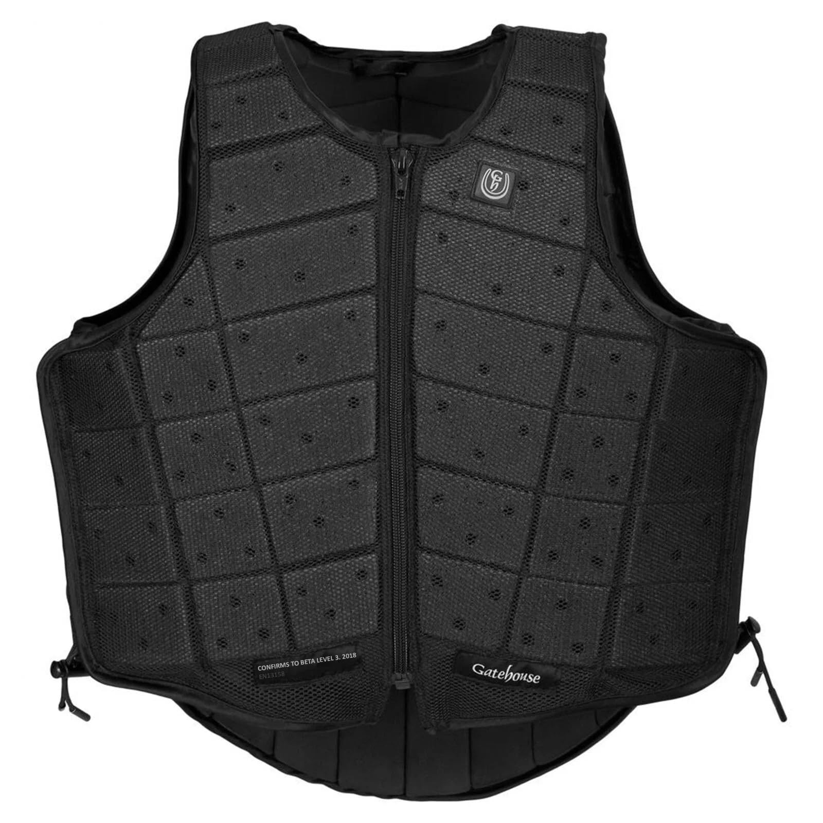 Horse Master Gatehouse Superflex 2.0 Body Protector – BETA Level 3 (2018) | EN 13158:2018 Certified | Lightweight, Contoured & Breathable Adult Riding Protector – All Sizes