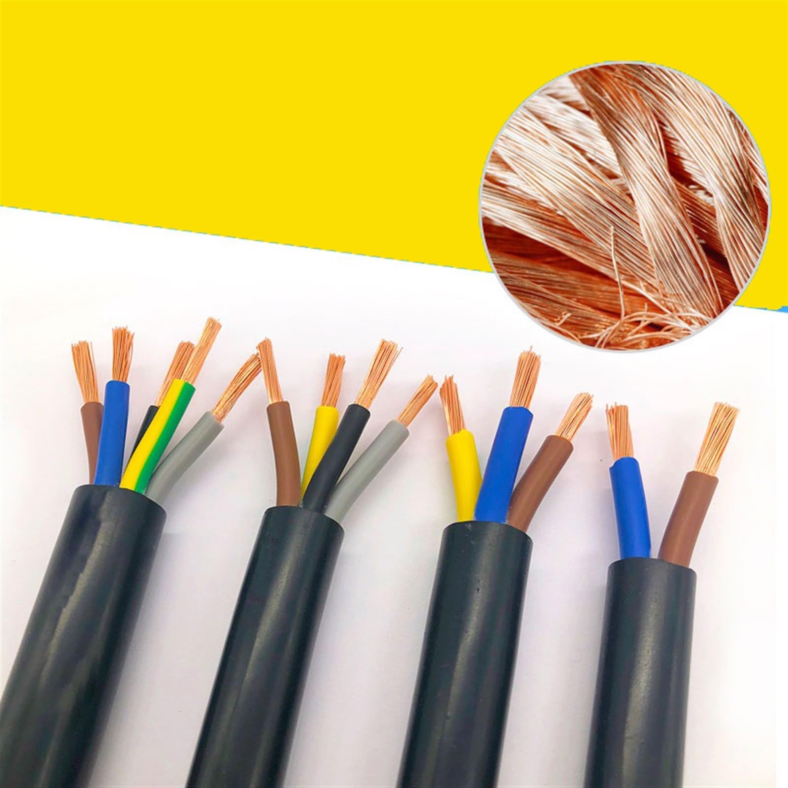 Primes DIY Cavo Flessibile Flessibile A 3 Conduttori Rotondo Nero - Foto 3