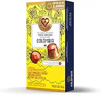 3 Corações Cápsulas de Café Regiões do Mundo Colômbia, Compatíveis com Nespresso, contém 10 cápsulas
