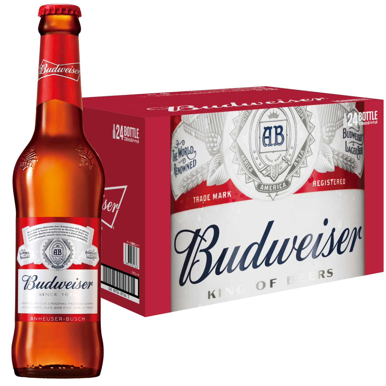 Budweiser バドワイザー 瓶 ビール瓶 未開封 Amazon.co.jp: バドワイザー 瓶 Budweiser [ ラガービール 330ml × 24