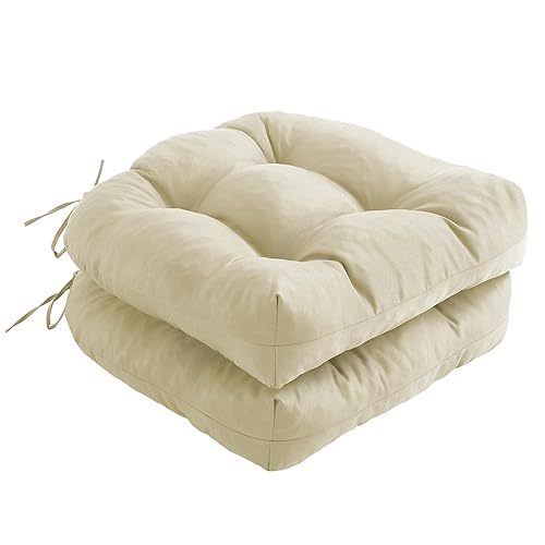 IPYNBAP Outdoor Chair Cushions Set of 2, Patio Chair Cushions