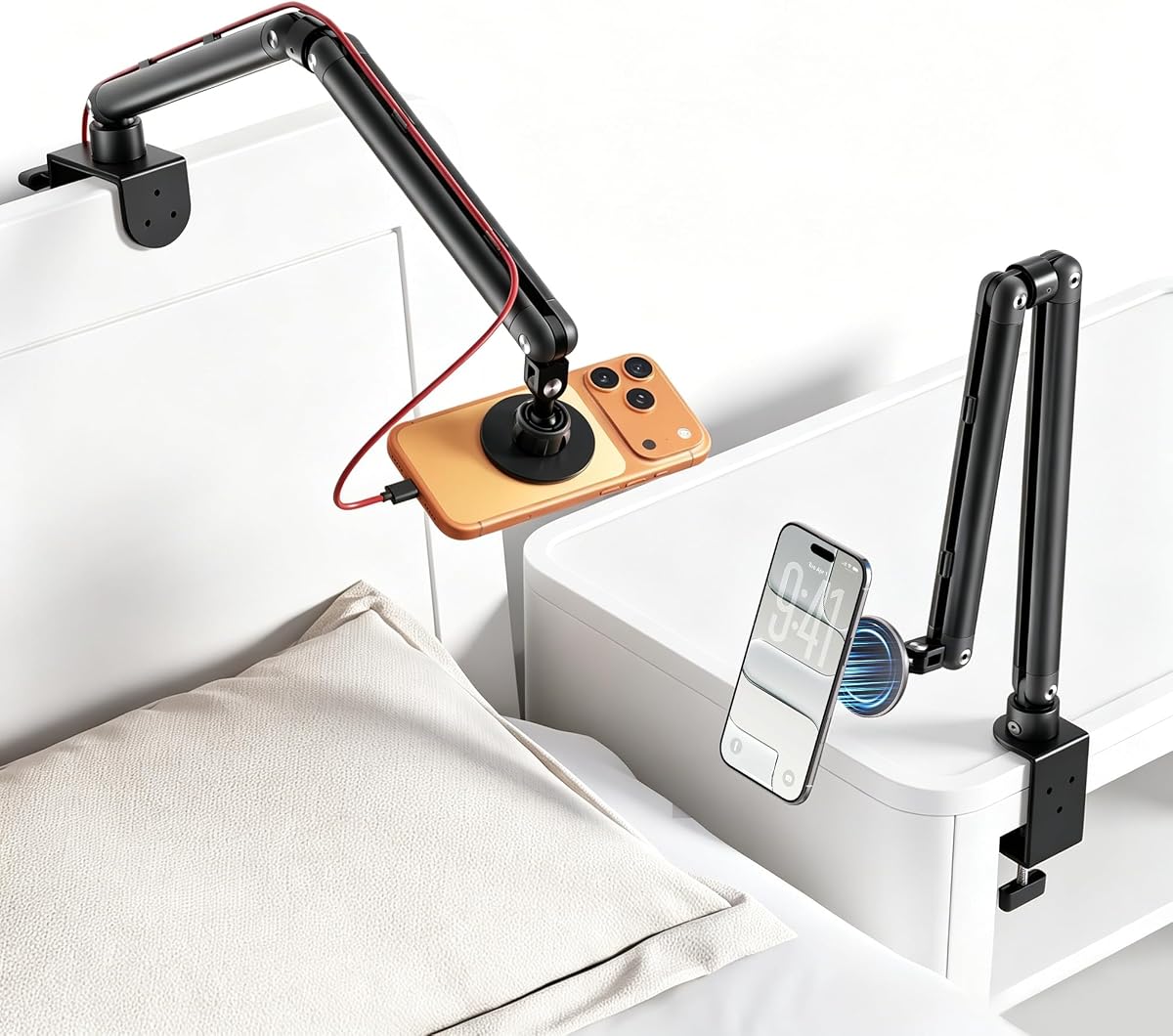 Magnetic Phone Holder for Bed