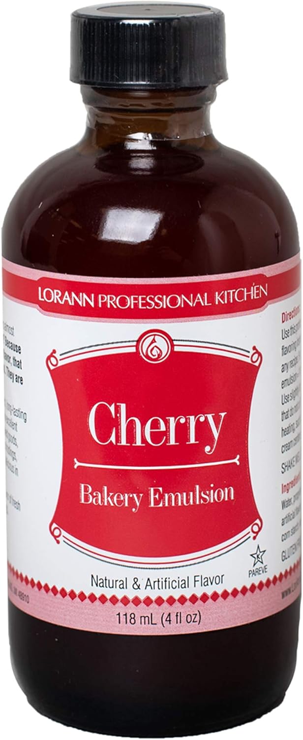 LorAnn Cherry Bakery Emulsion, 4 ounce bottle Grocery