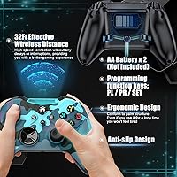 Vista 3 de Gamrombo Wireless Xbox Controller Compatible with Microsoft Xbox one,Xbox One SX,Xbox Series XS,AndroidiOSPC Gamepad Remote with WifiMacro