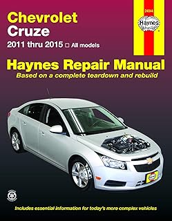 Chevrolet Cruze (11-15) Haynes Repair Manual (Does not include information specific to diesel engines. Includes thorough vehicle coverage apart from the specific exclusion noted)