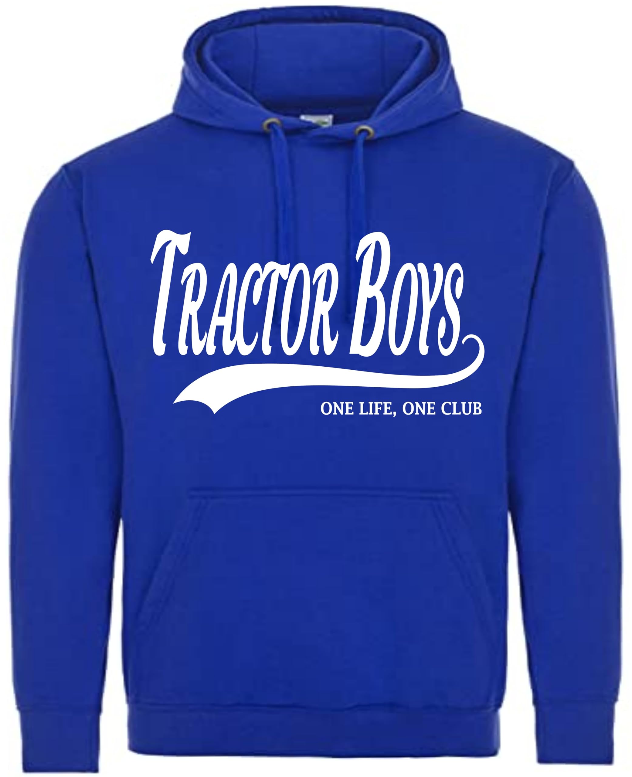 All About The Print One life one club tractor boys Hoodie jumper football gift premium clothing ipswich Black