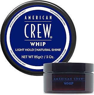 Men's Whip Styling Cream, Like Hair Gel with Light Hold & Natural Shine, 3 oz