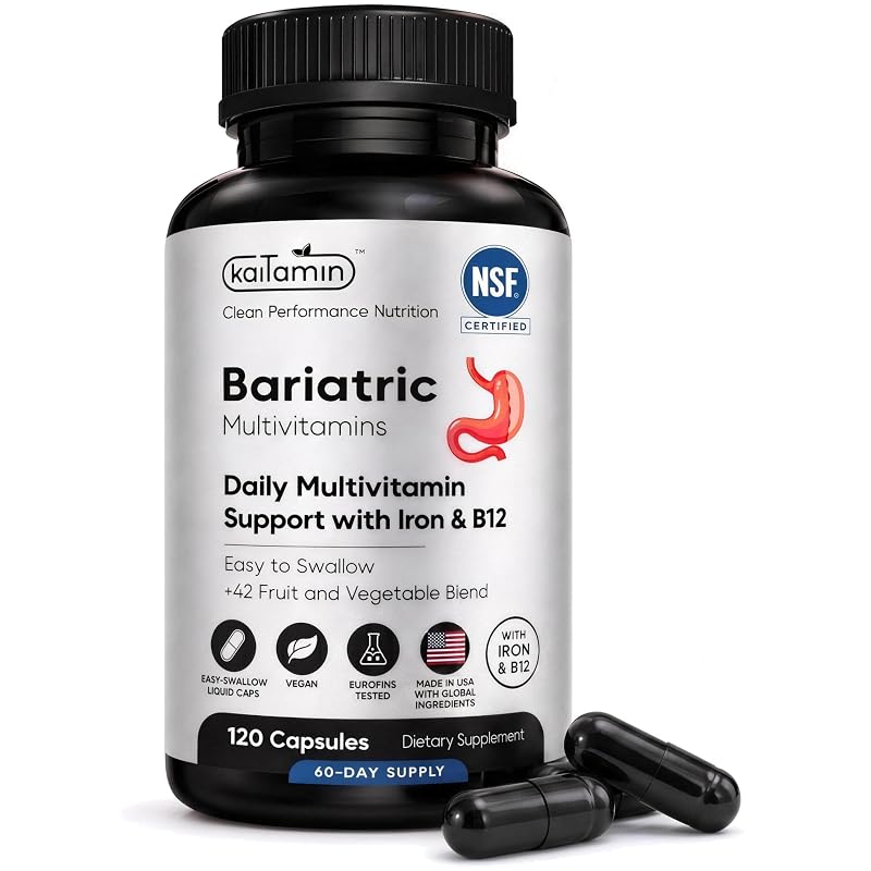 Kaitamin Multivitamínico bariátrico com ferro e minerais, 120 cápsulas