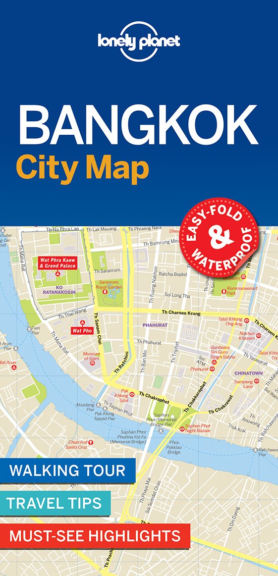 Lonely Planet Bangkok City Map Map – Folded Map, 30 August 2017