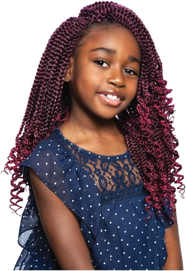 (3 Packs) Mane Concept Afri Naptural Kids Crochet Box Braid - KBOX03 Dolly 12" (1)