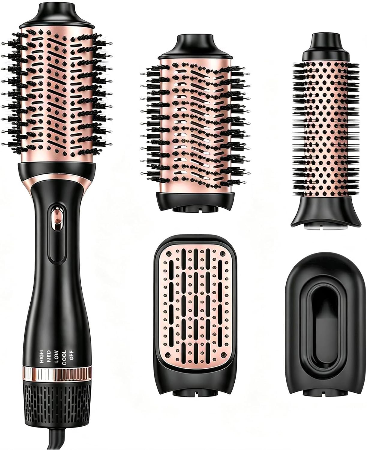 Natrial Hair Dryer Blow Dryer Brush Thermal Round Hot Air Brush Set