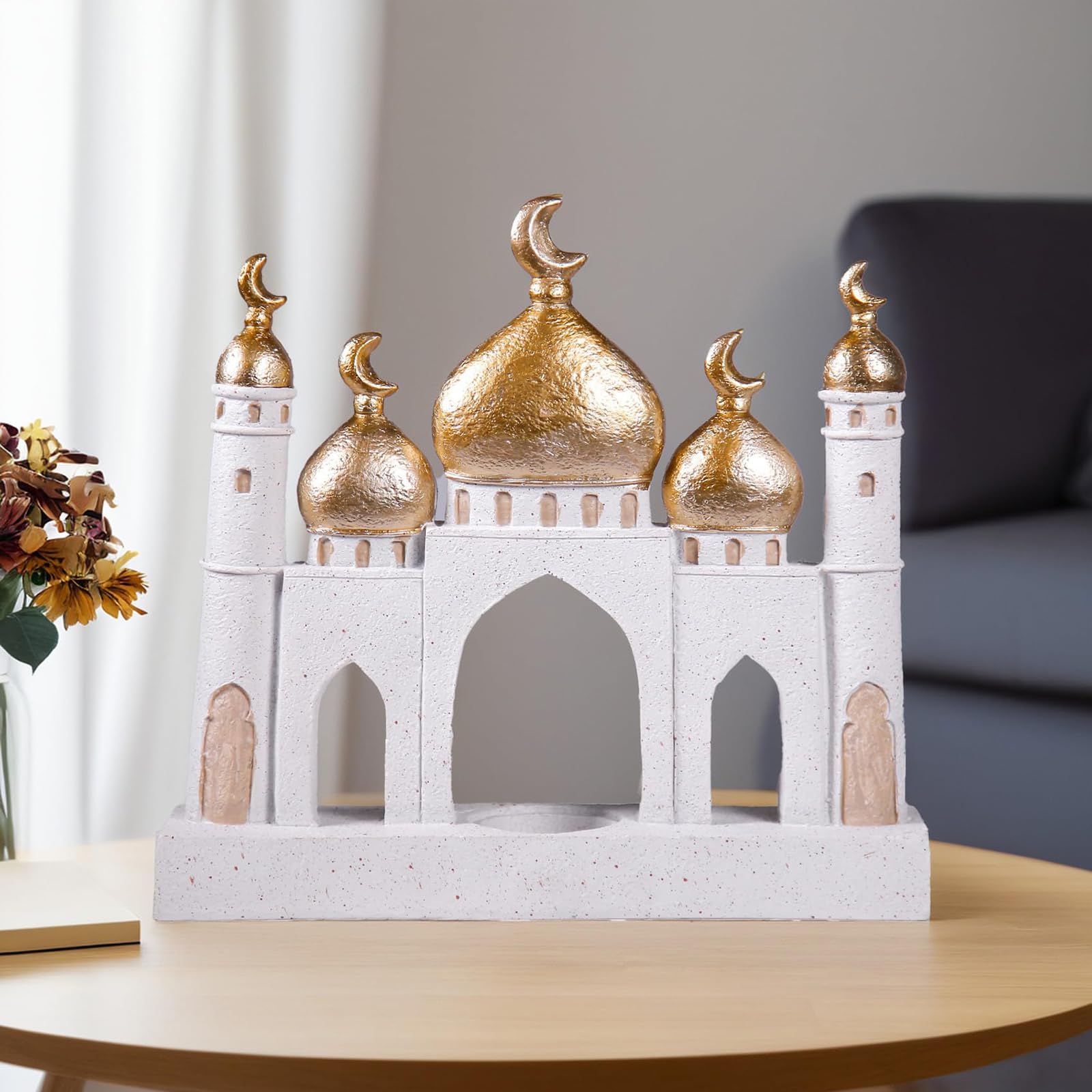 Ornamento in resina per la decorazione della casa durante il Ramadan facile da varietà di stili facile da posizionare e riorganizzare la casa Ramadan