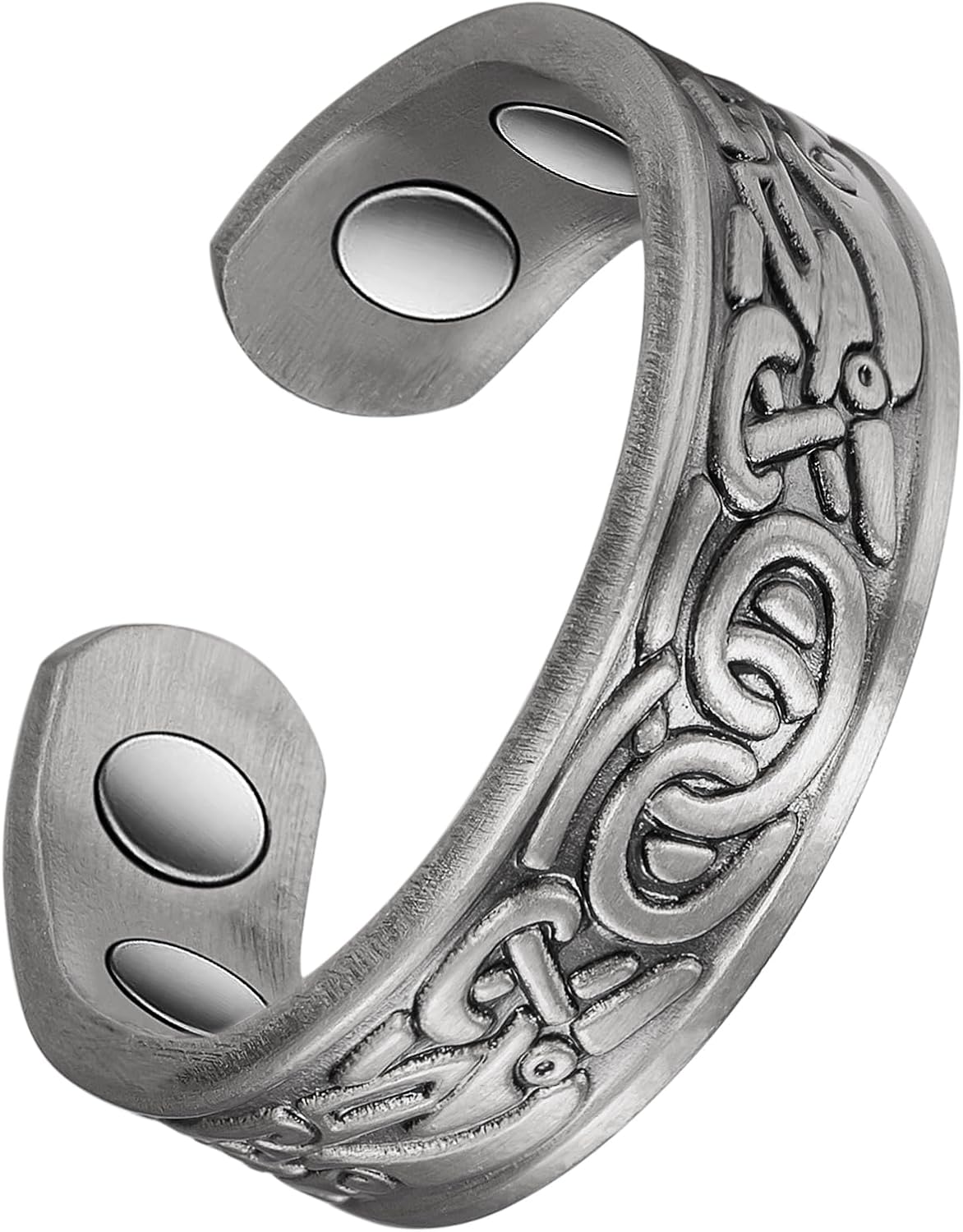 Amazon.com: EnerCoppeX Pure Copper Ring for Men, Lymphatic Drainage ...