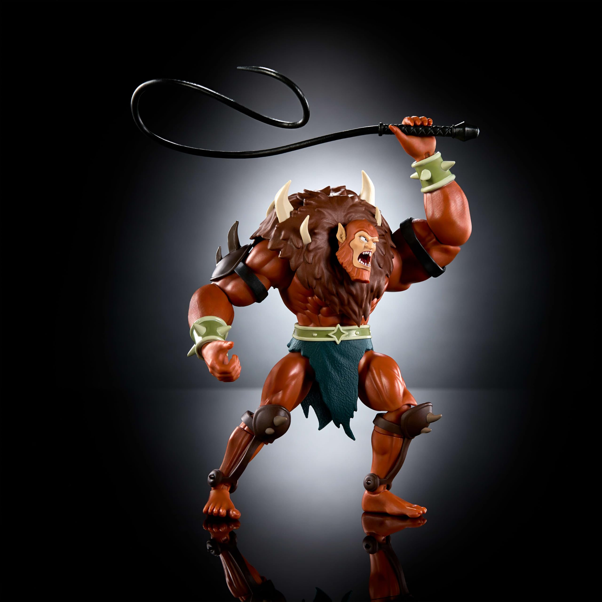 Masters of the Universe Origins Figura de acción Deluxe Beast Man | Figura MOTU a escala de 14 cm Cartoon Collection, villano TV años 80, diseño detallado, JHK09