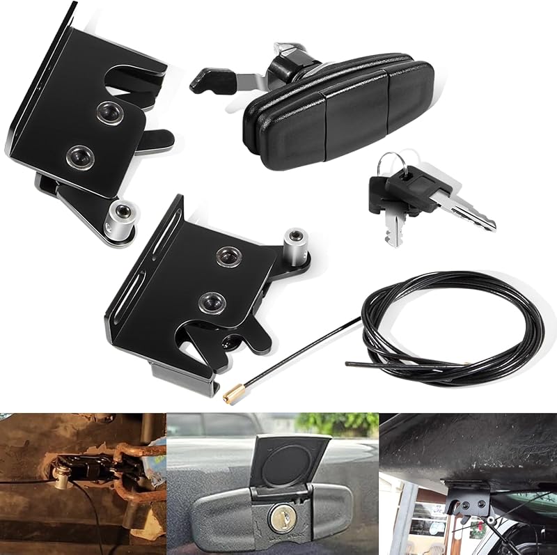 Kit de maçaneta giratória Ussuray 113436-100XQ para tampas Leer 100XQ, 100XL, 100XR e TSC700 – com travas 83514/83515
