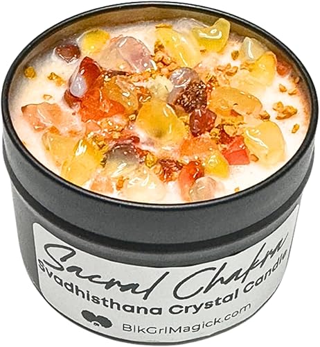 Miniatura 6 de Lucky Mfer Green Aventurine Crystal Candle for Good Luck and Fortune, Dragons Blood Scented, Handmade Lucky Charm Candles, Black Owned Gifts for