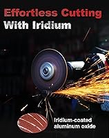 Vista 3 de Ruedas de corte EZARC Paquete de 24, Rueda de corte de 3” x 1/32” x 3/8”, Disco de corte de metal y acero inoxidable para amoladora de troquel