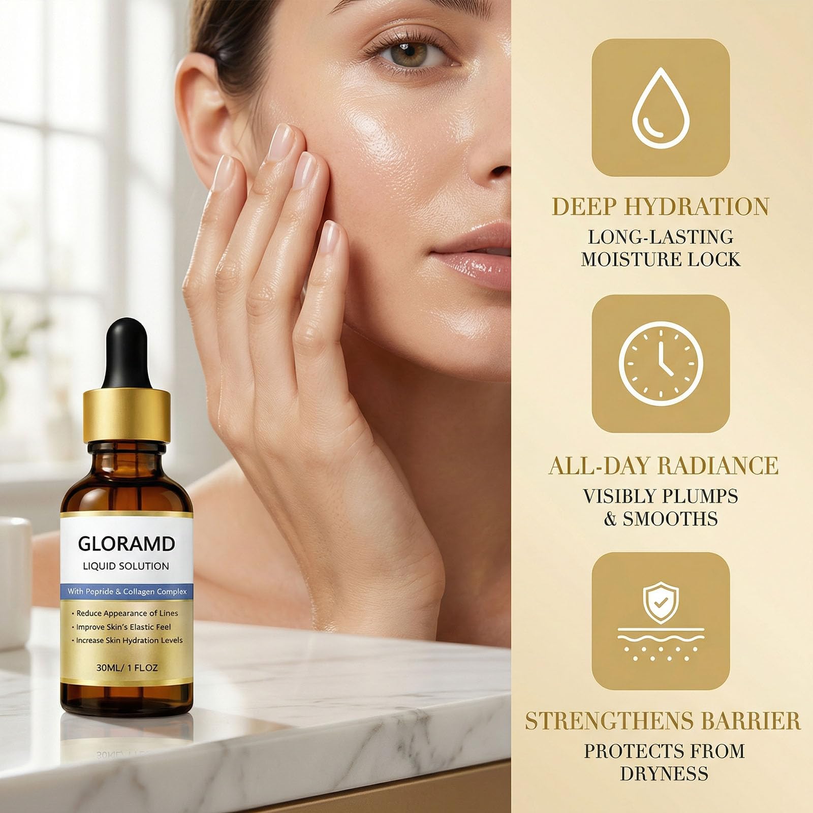 Amazon.com: Gloramd Liquid Solution, Gloramd Face Lifting Serum ...
