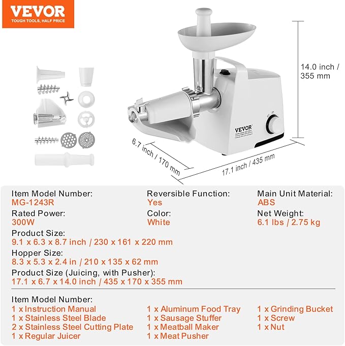Extractor de Jugos Eléctrico Multifunción 300W con Función R miniatura 3