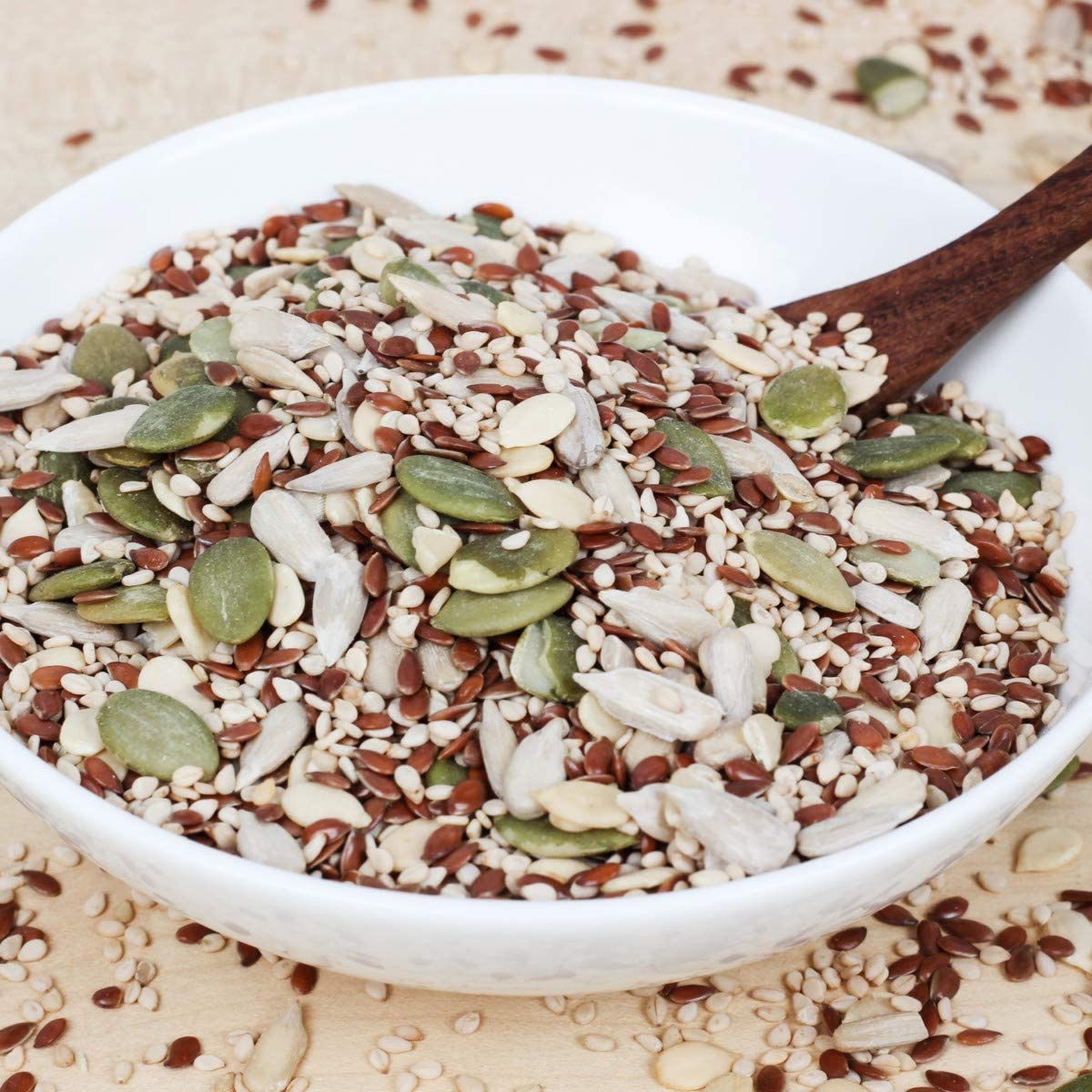 DHAWAK Healthy 6-in-1 Raw Seeds Mix - 500 Gms. | Pumpkin, Sunflower, Chia, Flax, Watermelon, Sesame Seeds… (B09Q3NLPBF) Amazon Price History, Amazon Price Tracker