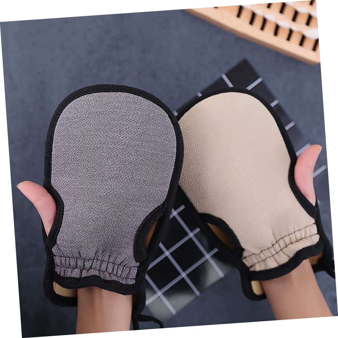 Healvian 12 Pz guanti da bagno guanto esfoliante exfoliating gloves esfoliante per il corpo accessori da bagno asciugamano asciugamani guanti esfolianti guanto da bagno