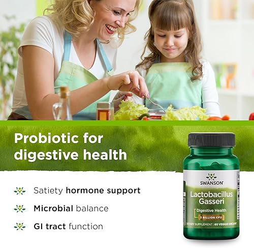 Miniatura 3 de Swanson Lactobacillus Gasseri 3 millones de UFC 60 cápsulas Drcaps vegetarianas